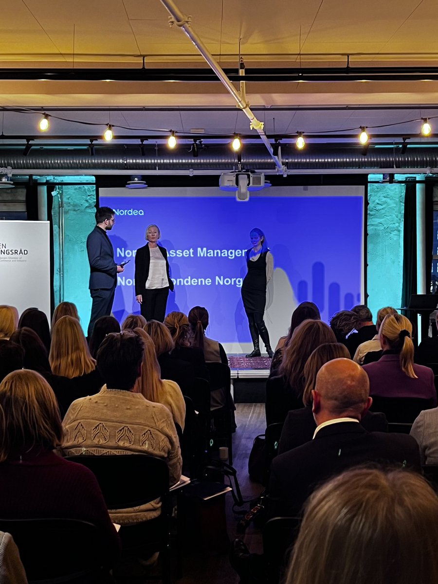 - Media har sin del av ansvaret for at ikke flere kvinner velger finans. Det bygges opp om myter som er langt i fra hverdagen vår, sier Audhild Aabø og Lise Johannessen fra <a href="/NordeaNorge/">Nordea Norge</a> #BNmøte