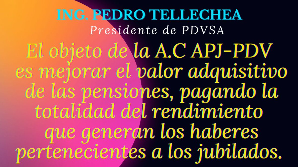 <a href="/PDVSA/">PDVSA</a> Los beneficiarios de
APJ PDV solicitamos a la nueva junta directiva de <a href="/PDVSA/">PDVSA</a> y presidente <a href="/TellecheaRuiz/">Rafael Tellechea</a> solventen la situación con el fondo.

@Delcyrodriguezv <a href="/TareckPSUV/">Tareck El Aissami</a> 
<a href="/Defensoria_Vzla/">Defensor del Pueblo</a> <a href="/aruizddp/">Alfredo Ruiz</a> <a href="/TarekWiliamSaab/">Tarek William Saab</a>
<a href="/Rampolla_UN/">Gianluca Rampolla 🇺🇳</a>
<a href="/onuvenezuela/">ONU Venezuela</a>
@Volker_turk
#19Ene  #PDVSA #FDP