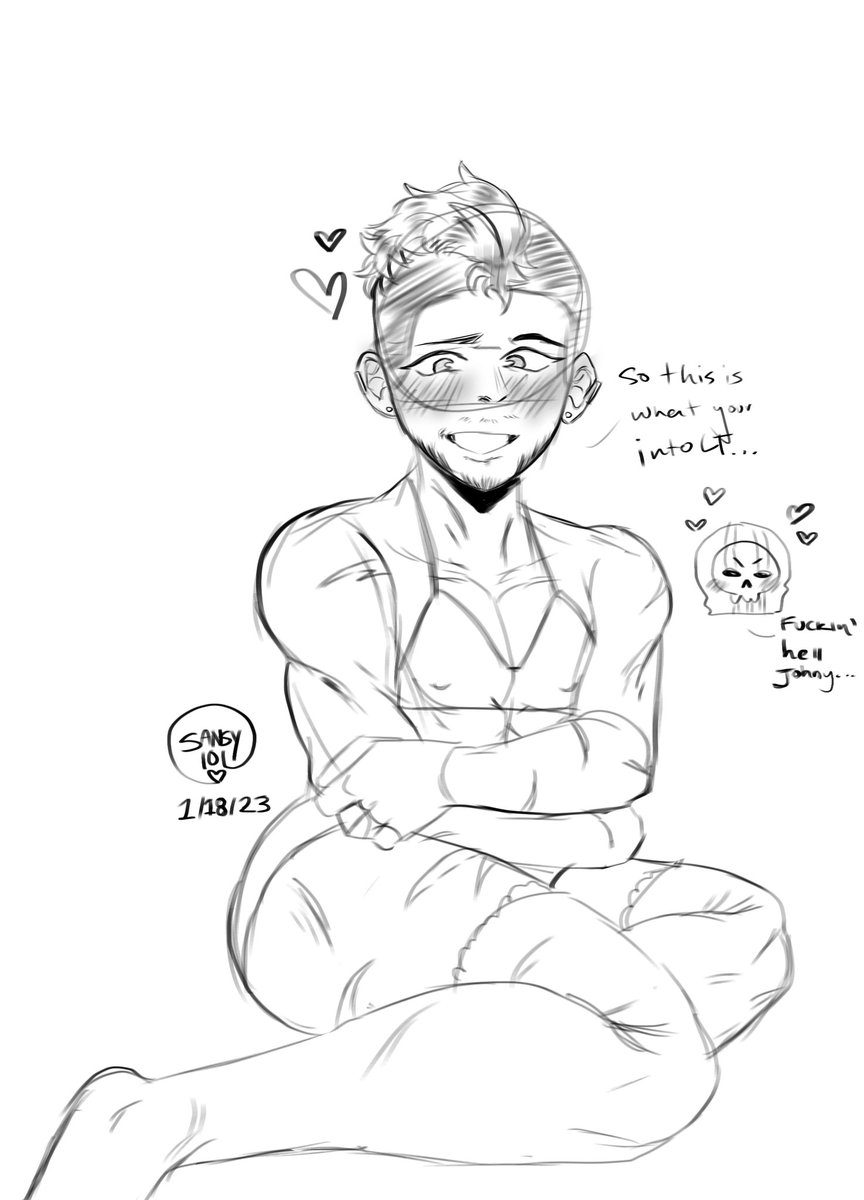 Flower_skelly's tweet image. A lil spicy sketch I wanted to share :D
#COD2 #MW2 #GhostSoap #CallofDuty #soapghost