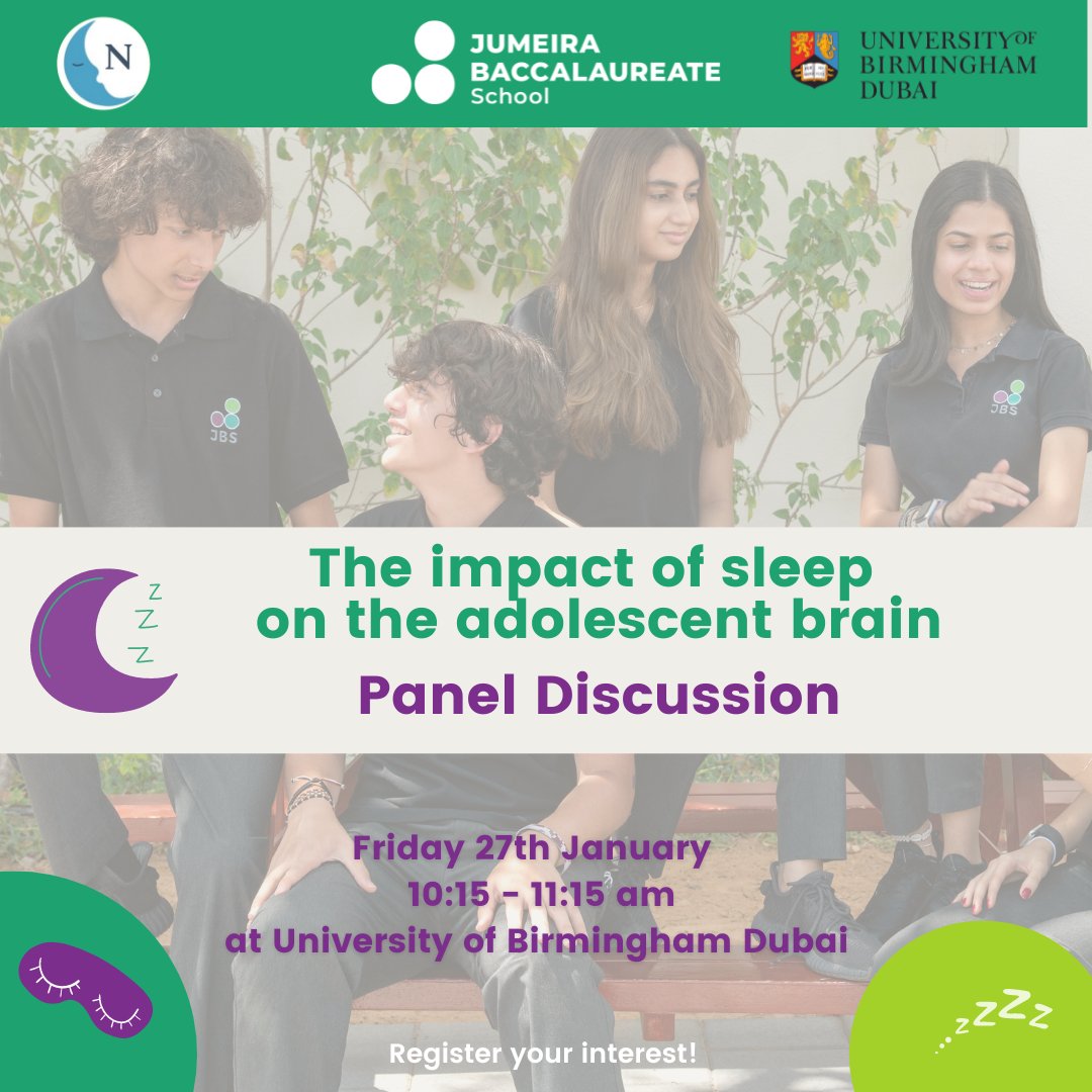 Discover the importance of sleep and how it impacts the adolescent and young adult experience in this highly informative and thought-provoking panel discussion. Register your interest in the link below: bit.ly/3IZgtl7 #jbs #jbsschool #sleep