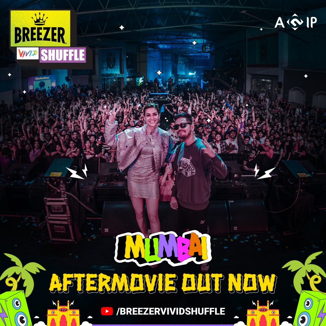 bvshuffle's tweet photo. Mumbai Aftermovie Out Now!

Tap on the link to experience #BeatsOftheStreets again!
https://t.co/o5rCFnPWdO
#BREEZERVividShuffle #BeatsOftheStreets https://t.co/KmF1NC9OIx