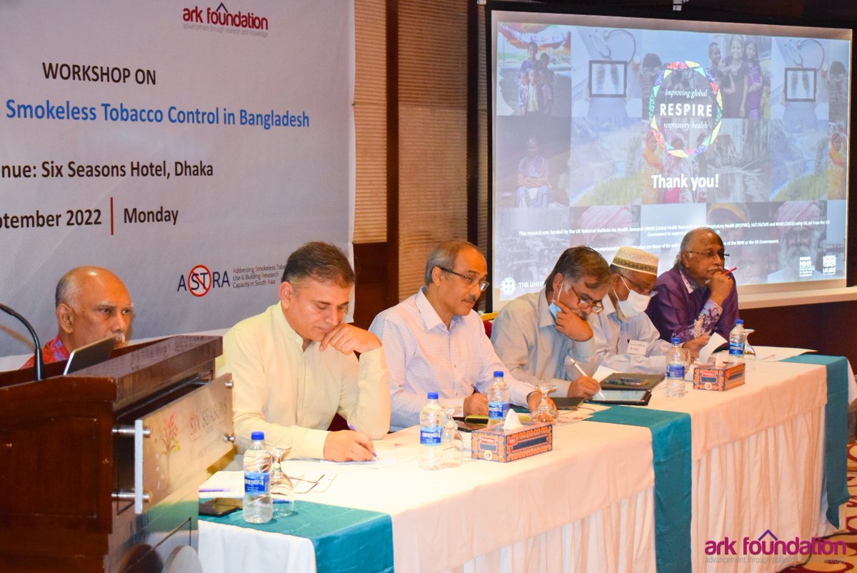 arkfoundation1's tweet photo. We are happy to share that we have launched a new project #QUIT4TB Trial in Bangladesh. Delighted to be part of RESPIRE.
@RumanaHuque @Kamsid66 @aminakhan67 @RESPIREGlobal @IMPACT_NIHR @RaziaFatima2 @DrAzizSheikh @TheUnion_TBLH https://t.co/PO0Bi39iVT