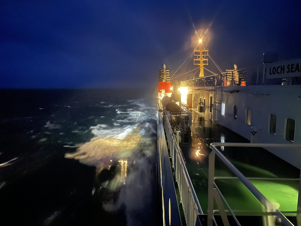 First glimpse of daylight ...this morning's views from the bridge #lifeatsea ⛴️😊