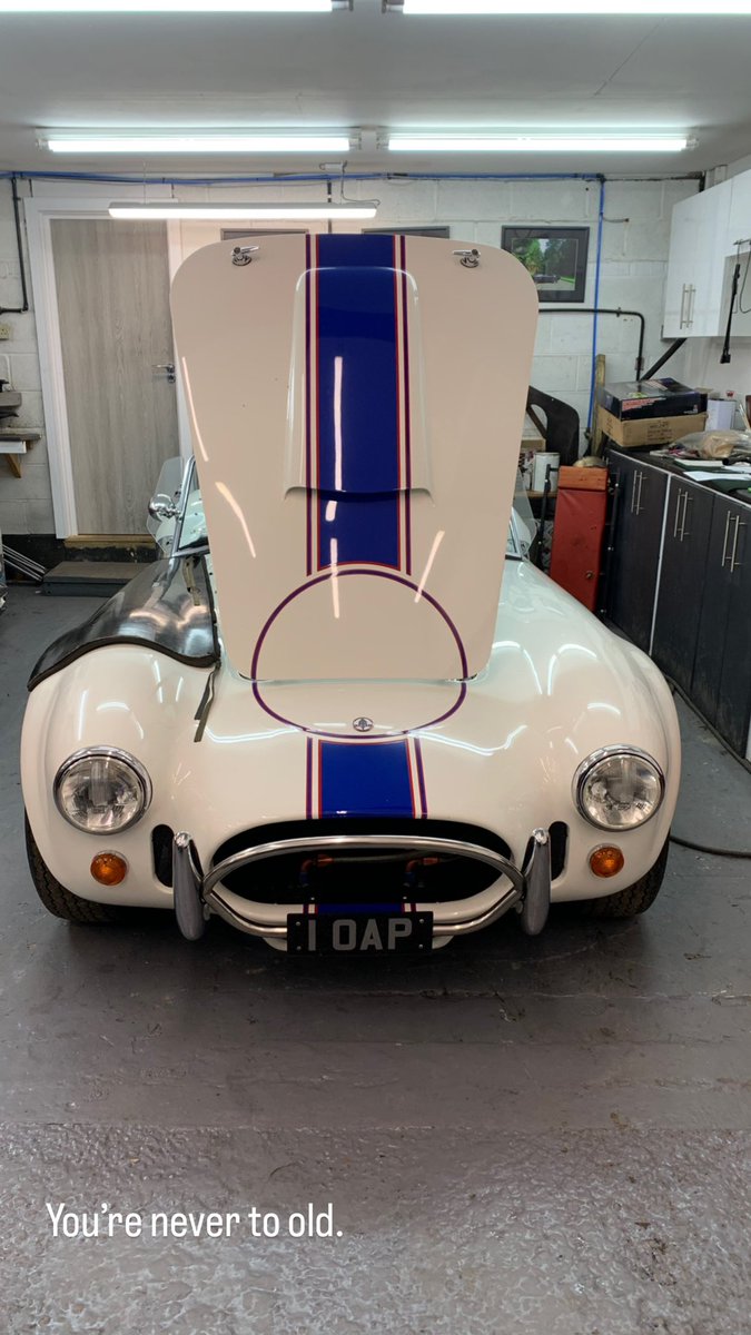 RedlineCobra's tweet photo. You are never to old! 

#sportscar #oldage #accobra #retirement #classiccars https://t.co/ewaACV1Jra