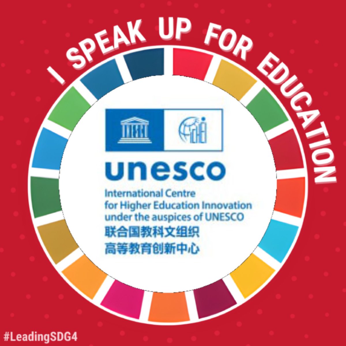 UNESCO_ICHEI's tweet photo. Education holds the key to solving today's most pressing challenges.
#TransformingEducation could unlock progress across all the SDGs.
Join UNESCO-ICHEI #LeadingSDG4!
https://t.co/syrONlOUcx
#ichei #unesco https://t.co/wTr5xo6NnD