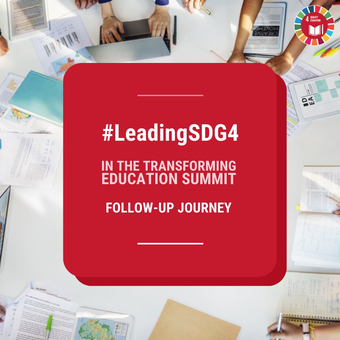 UNESCO_ICHEI's tweet photo. Education holds the key to solving today's most pressing challenges.
#TransformingEducation could unlock progress across all the SDGs.
Join UNESCO-ICHEI #LeadingSDG4!
https://t.co/syrONlOUcx
#ichei #unesco https://t.co/wTr5xo6NnD