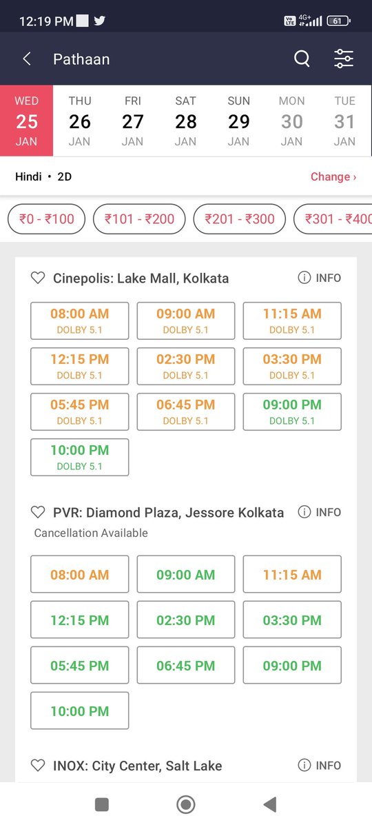 RehanKh16358742's tweet photo. #PATHAAN on Rampage mode💥
1 Lac+ tickets sold till now
#sabko milega ghabrana nahi😂🥹
#PathaanAdvanceBooking #PathaanMovie #Pathaan_Dekhega_Hindustan #PathaanFirstDayFirstShow #ShahRukhKhan @iamsrk @yrf https://t.co/mYB0zGVziN