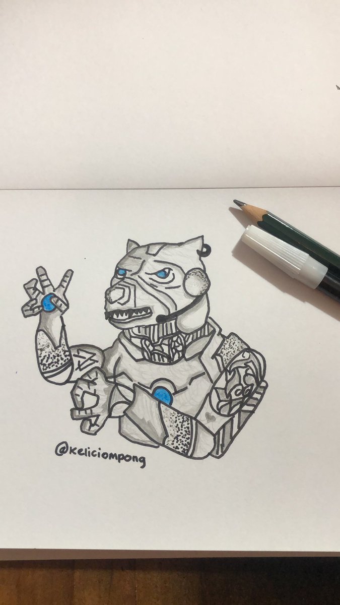 keliciompong's tweet photo. @cybears_cnft hello, this is the first fanart I made for you, I only use pencils and markers, I hope you like it @cybears_cnft 

what do you think about my fanart?@enhijhei @Ijallklm @Kudabajingan @blc_fhub @Xheieirvd 
#CNFT #CNFTGiveaway #CardanoNFT #NFTs #cybearsdrawing #cybears https://t.co/x3IlgxjEao