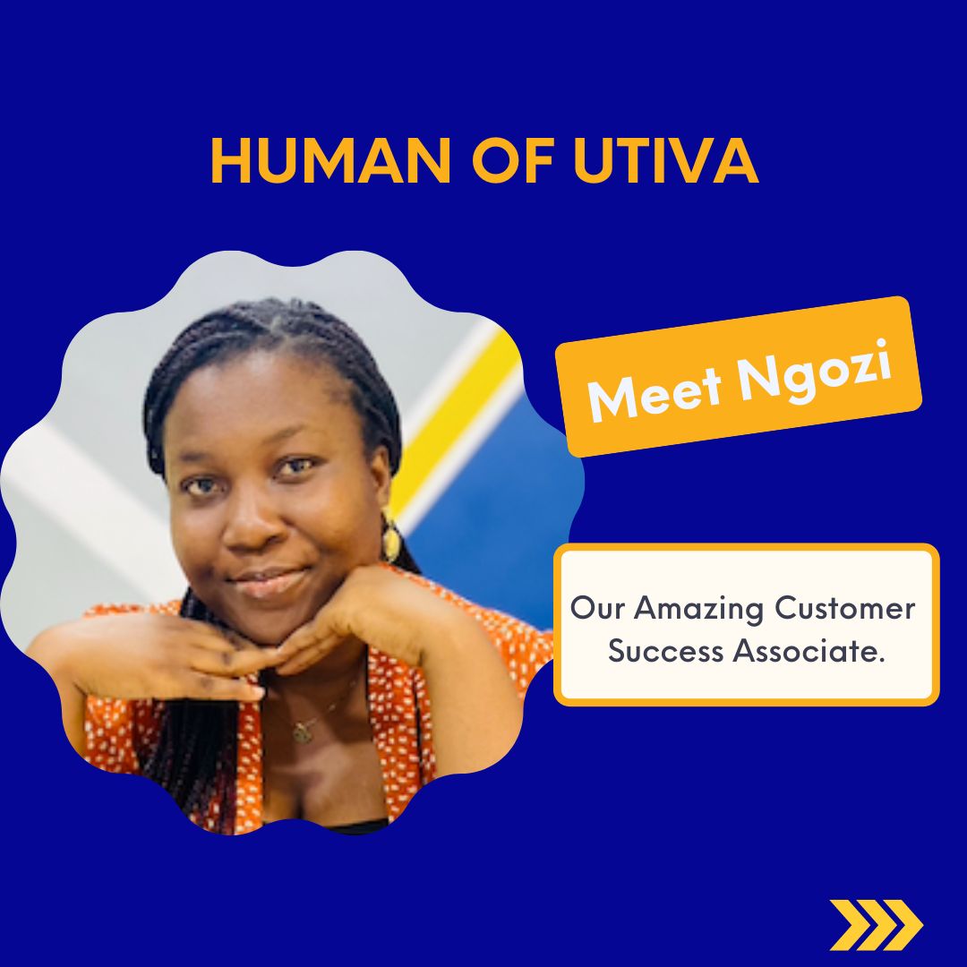 utiva_io's tweet image. Today, we celebrate Ngozi, Our amazing Customer Success Associate🥳

Ngozi is instrumental to the success of thousands of Utiva learners across the globe. 💪

Thank you for all you do Ngozi, we celebrate you🥳🎉

#CustomerSuccessTeam #customerservice #HumansOfUtiva #techishiring