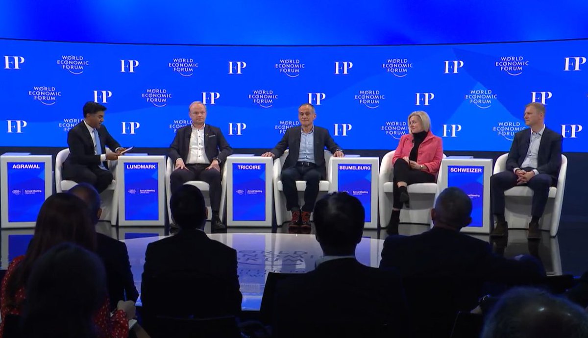 The energy transition cannot happen without a digital transition. Great panel discussion on this very important topic at #WEF23. Catch the replay: weforum.org/events/world-e…
