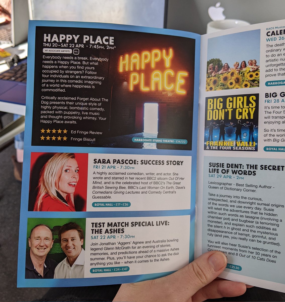 Something exciting is coming very soon, keep them peepers peeled 👀

<a href="/HGtheatre/">Harrogate Theatre</a> 🥳
#TheatreThursday