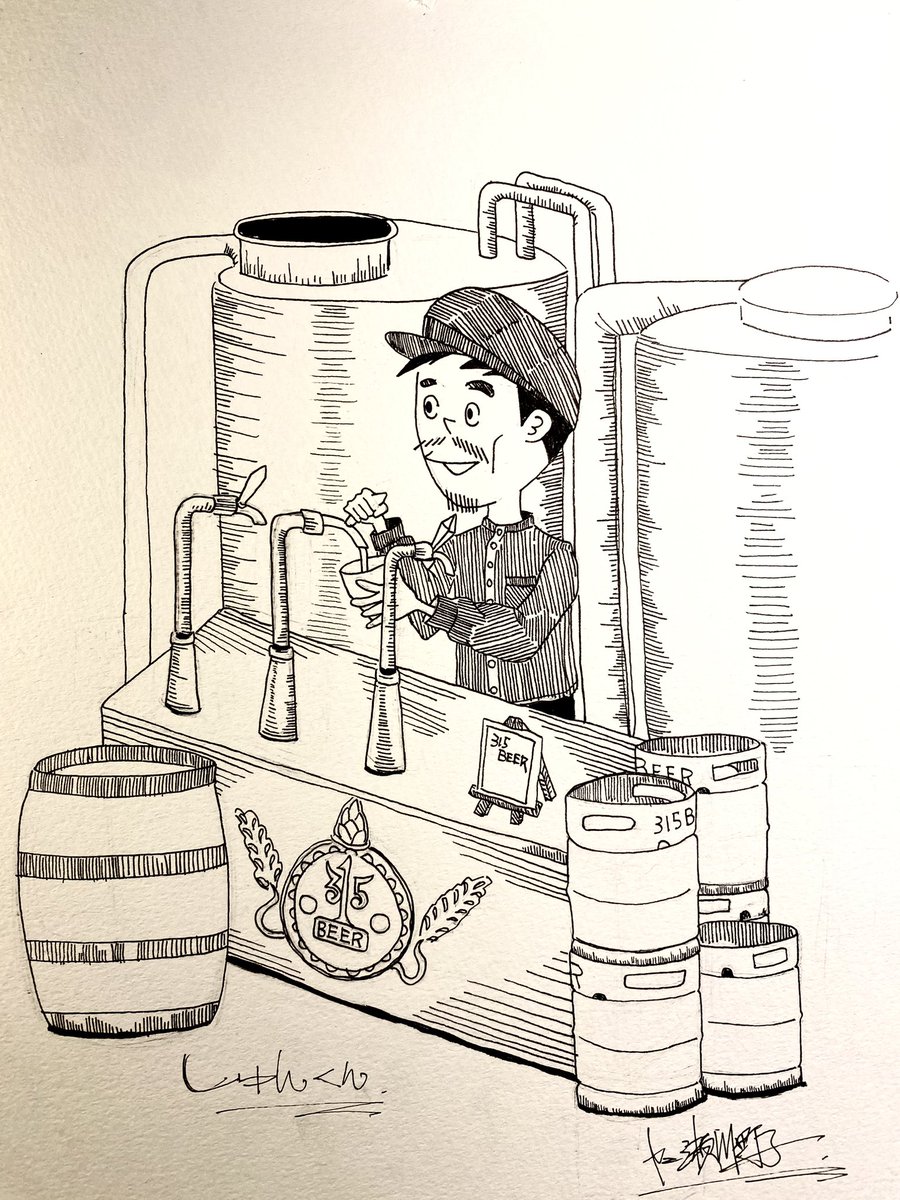 numberzeroroku's tweet image. 奥州市水沢でブルワリーをやってる
315BEERのシュン君