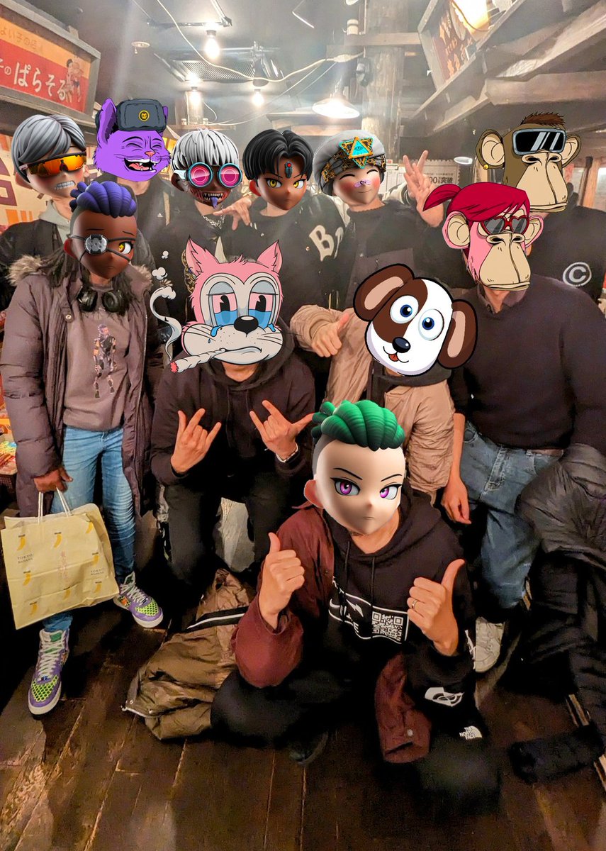 sh3k1n4h's tweet photo. Creators, innovators, trendsetters, and #web3 builders. グランドライジング, grand rising of a #NFT evolution in 🇯🇵! https://t.co/6VxOgn9bGF
