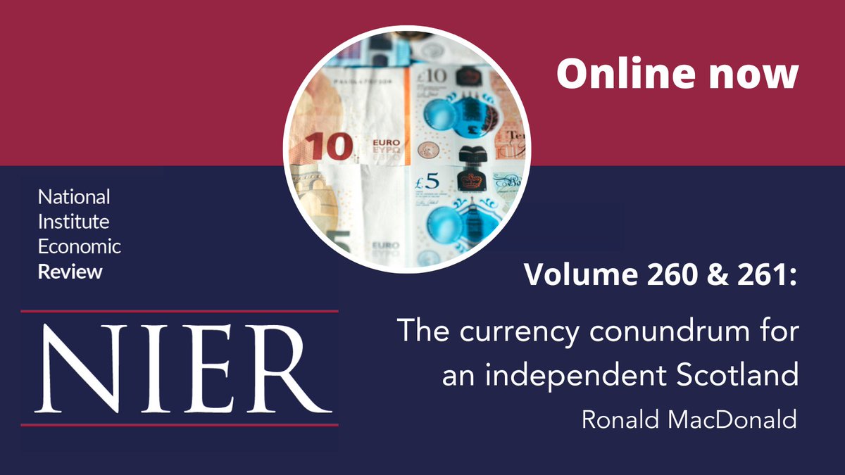 NIER (@niesrreview) on Twitter photo Don't forget to read <a href="/UofGAsbs/">UofG ASBS uofgasbs.bsky.social</a>' <a href="/rmacdonald7/">Ronald MacDonald</a> paper revisiting the issue of currency regime choice for an independent #Scotland, finding that the option of the use of sterling post-independence is unlikely to be credible to international capital markets🔓👇
hubs.la/Q01ysSxr0 Don't forget to read <a href="/UofGAsbs/">UofG ASBS uofgasbs.bsky.social</a>' <a href="/rmacdonald7/">Ronald MacDonald</a> paper revisiting the issue of currency regime choice for an independent #Scotland, finding that the option of the use of sterling post-independence is unlikely to be credible to international capital markets🔓👇
hubs.la/Q01ysSxr0