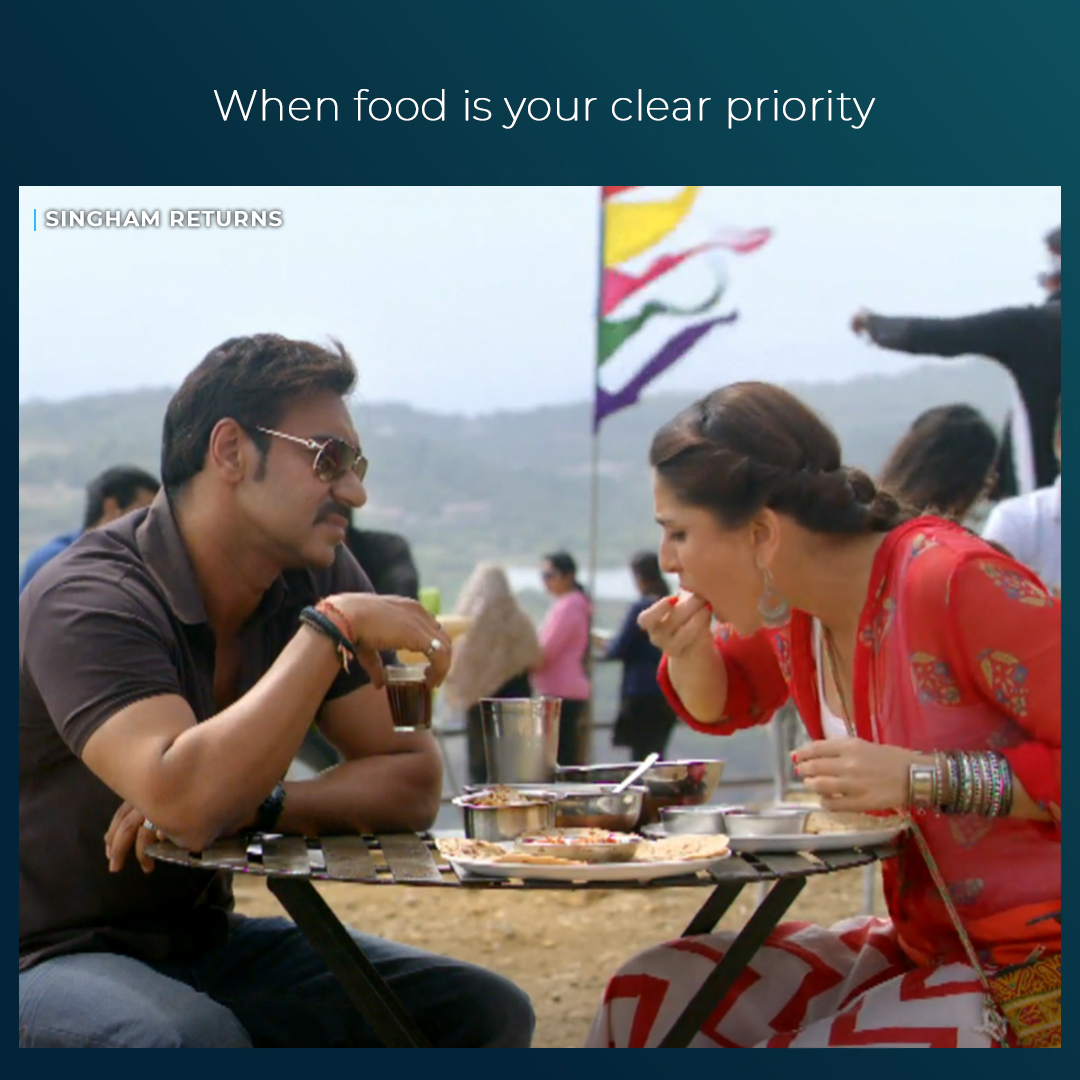 Only food lover can understand 🥗🍔🍟

Watch #SinghamReturns only on #Mzaalo today- share.mzaalo.com/mobile-approval

#UnlimitedEntertainment #Rewards #FreeEntertainment #Meme #KareenaKapoor #Food #AjayDevgn