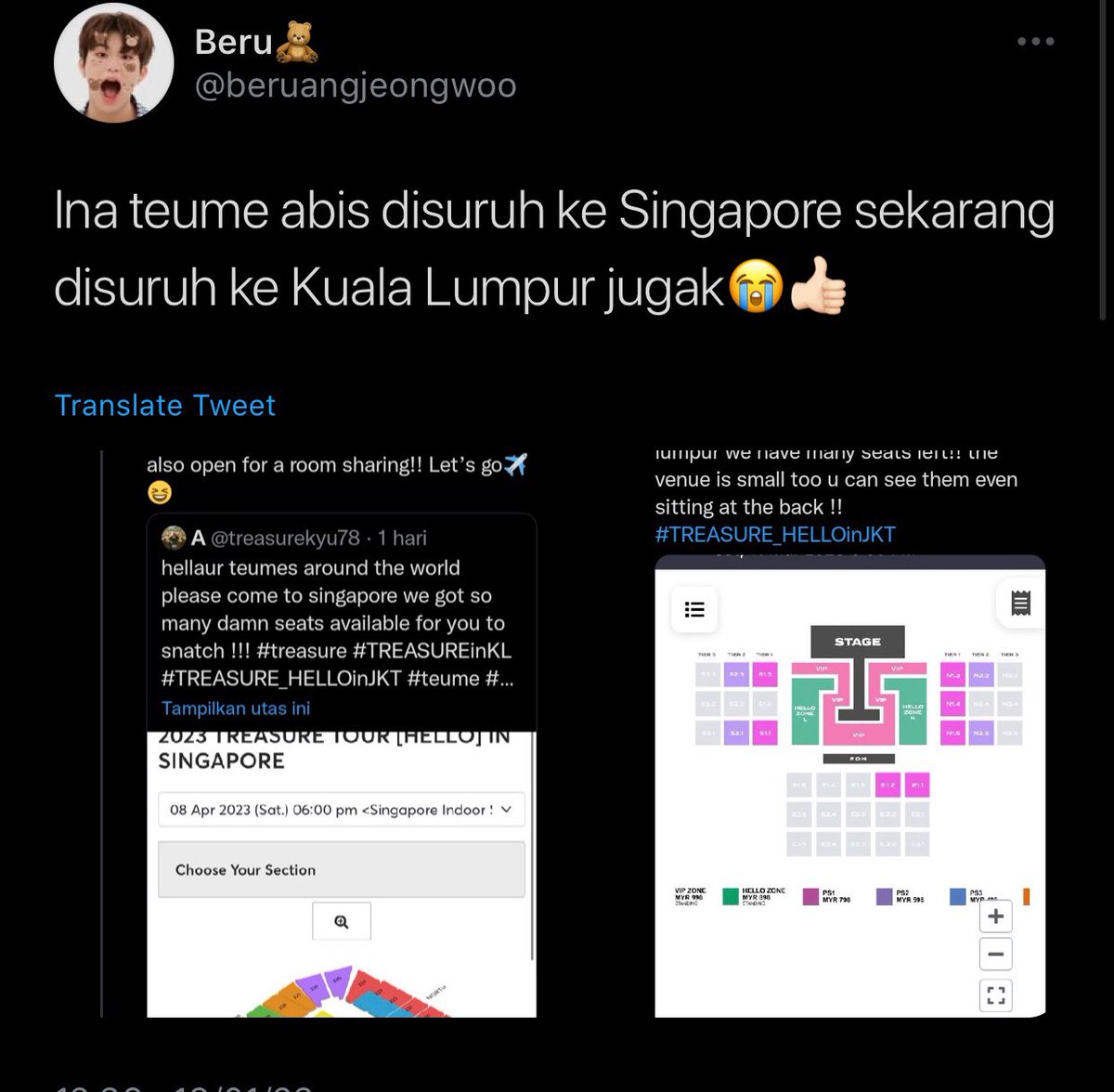 treasuremenfess's tweet photo. apapun masalahnya teume! ina solusinya😭👍🏻 https://t.co/3AZsJYHl0n