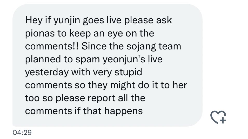 yunjinizers's tweet photo. please, keep this in mind for the next live 🙏🏻 https://t.co/mlw8V3obKL