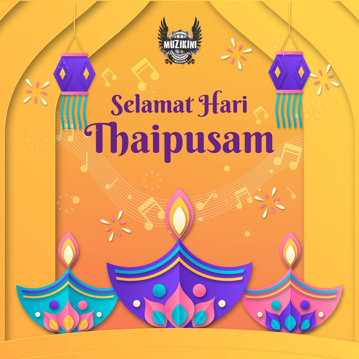 Selamat Hari Thaipusam diucapkan kepada semua penganut agama Hindu ! ✨

#Muzikini #thaipusam #thaipusam2023 #Malaysia #Thaipusamfestival #Hindu #Murugan #happythaipusam #Malaysiathaipusam