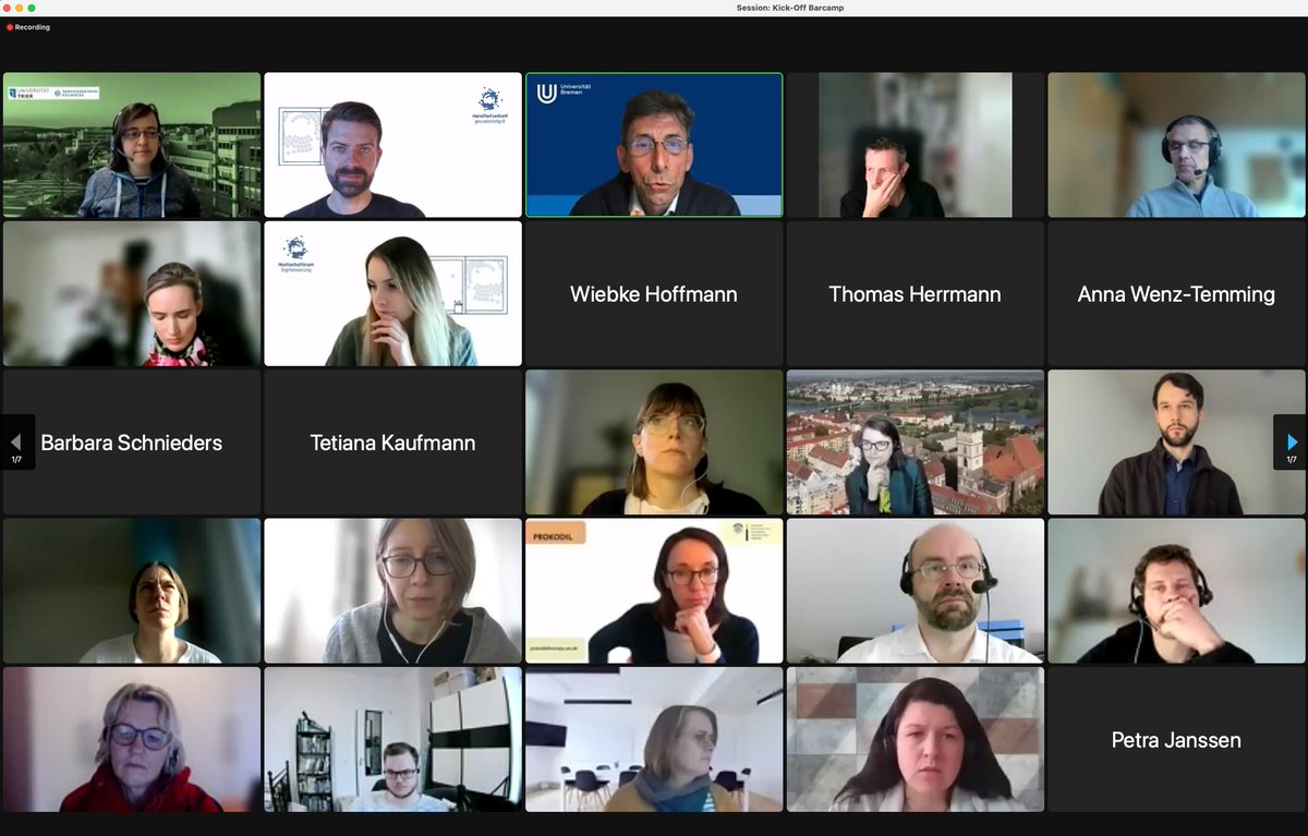 Kick-Off!

Studiengänge für die digitale Welt - das Thema des Online-Barcamps von uns und <a href="/KICampus/">KI-Campus</a>. Wir freuen uns über und auf hunderte Teilnehmende und fast 30 Sessions.

#CurriculumBarcamp #DigitalTurn