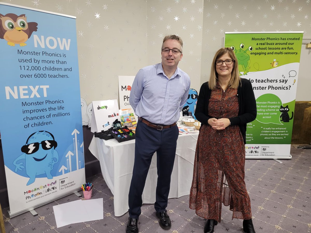 MonsterPhonics's tweet photo. We're delighted to be at the South and West Association of Leaders in Special Schools Headteachers Conference in Torquay. Come and say hello to Monster Phonics! π
#specialschools #swalss #monsterphonics #phonics #ssp #multisensory https://t.co/sHQbpGc601