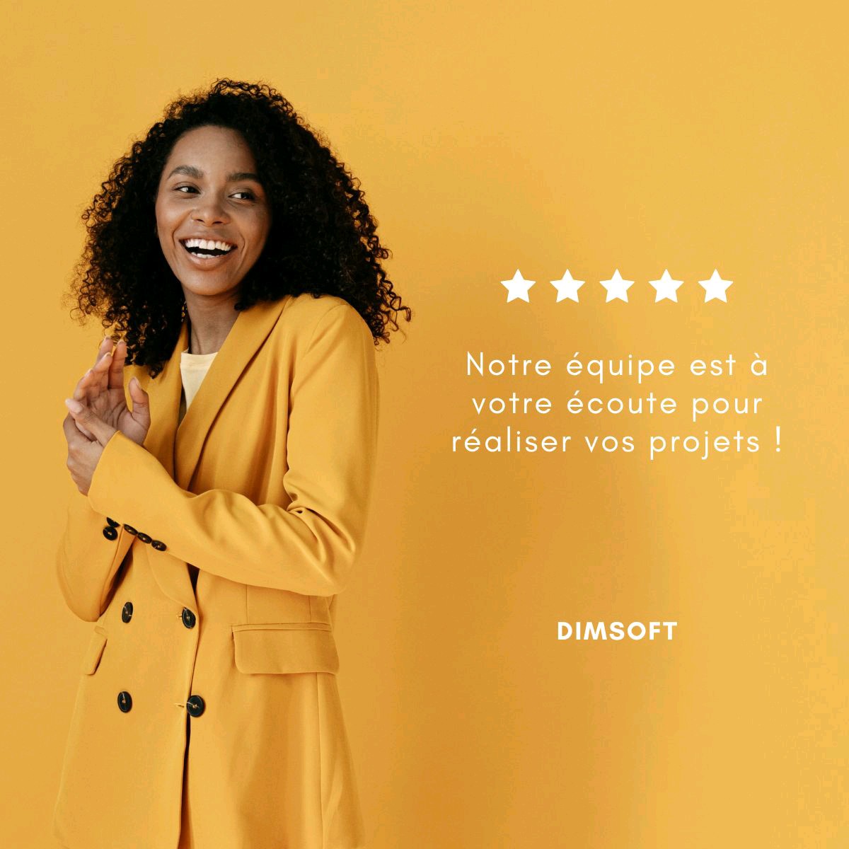 DimsoftFrance's tweet photo. Notre équipe est à votre écoute pour réaliser vos projets !!! 
Venez chez Dimsoft et trouvez la satisfaction !!!
#dimsoft #team https://t.co/eb0oac6JVI