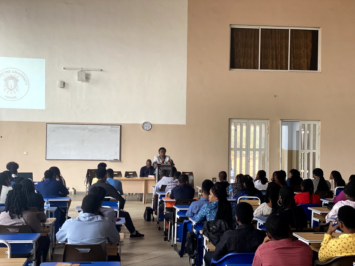augustine_uni's tweet photo. Pictures from the Orientation exercise held for the 100 level students yesterday. It was an opportunity for the students to learn about what is expected of them during their academic journey in Augustine University.
#augustineuniversity #AUI #explorepage https://t.co/LvPjHYJ5wL
