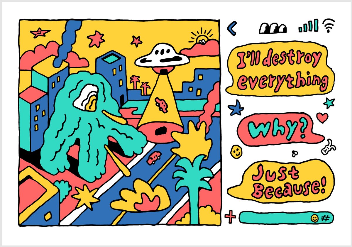 The 4 artworks for the silkscreen is finished today. Although I am not pursuing perfection, every time I look at it, I keep wanting to make modifications or add more to it. Now I will stop looking at it and wait for the silk screen printing.🫠

#silkscreen