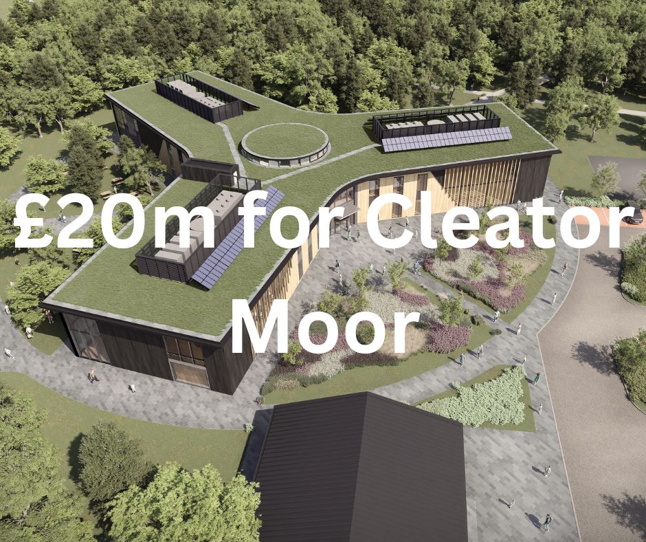 CopelandMayor's tweet photo. £20m for Cleator Moor!
I am delighted to announce the council's application to the Levelling Up Fund has been successful.
This significant investment from the government, so soon after securing £22.5m Town Deal investment, signals turning point for Cleator Moor and west Cumbria. https://t.co/9w7F7H6Q7S