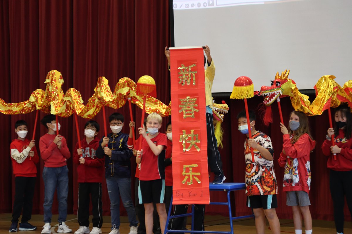 NAISHongKong's tweet photo. Today we had a very special guest who visited our three campuses and gave us a wonderful lion dancing performance. Our students and teachers also gave us a range of fantastic performances including dragon dance, singing and dancing. We wish all of you a happy new year of Rabbit! https://t.co/7GqtxVnKKe