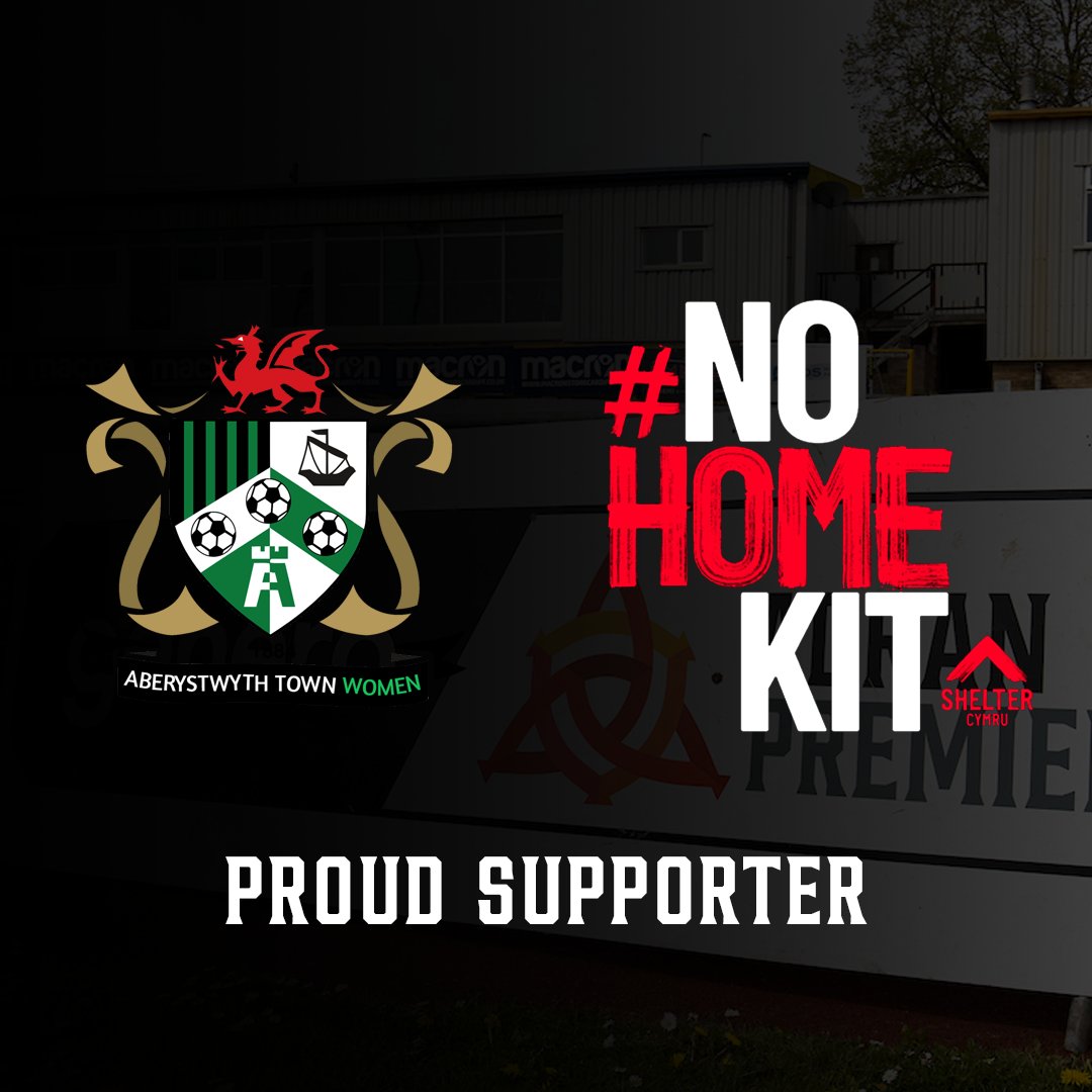 AberTownWomen's tweet photo. 1 in 4 people in Wales fear they will become homeless within a year.
That's why we're proud to be supporting @ShelterCymru at today’s fixture by ditching our home kit to raise awareness of the housing emergency.
#NoHomeKit | #DimCitCartref https://t.co/7ZNEofzz3b