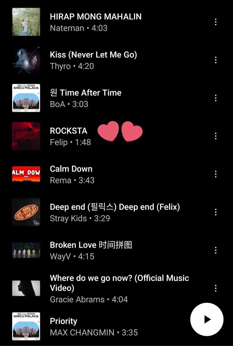 casinagsh's tweet photo. #NewPlaylistAlert
"Rocksta" is also added to "Top Tracks - Philippines" playlist, curated by Youtube Music.
Postition: 84/100
Check also the playlist here:
https://t.co/OzyfQ12V3B
ROCKSTA OUT NOW
@felipsuperior #FELIP
#FELIP_ROCKSTA https://t.co/9Vo6o1Kh9M