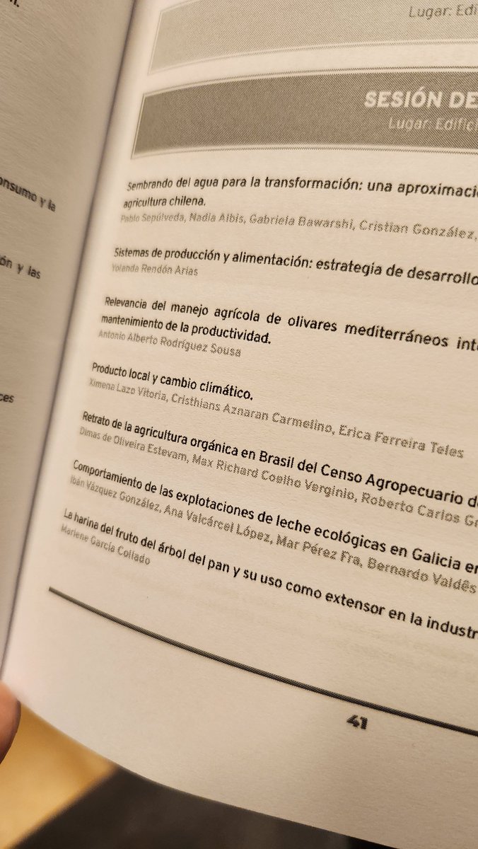 Nos encontramos en el #IXCongreso Internacional de #Agroecología en la Universidad <a href="/pablodeolavide/">Pablo de Olavide</a>. Aprendiendo sobre la construcción de sistemas alimentarios locales de base agroecológica. En el que además presentaremos "Producto Local y Cambio Climático".