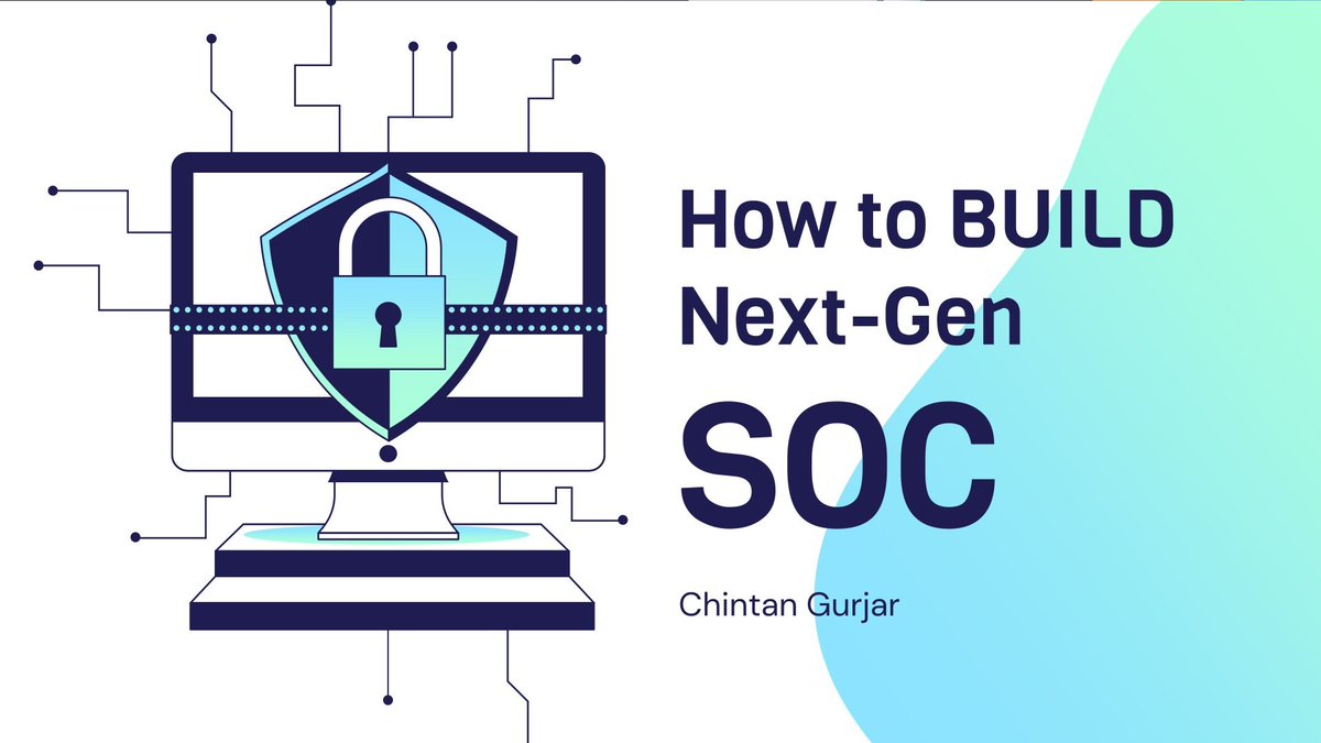 iamthefrogy's tweet photo. Get the latest insights on building next-gen SOCs!
Download the slide-desk of my workshop:
https://t.co/igIlKessrn
#SOC #SecurityOperationCenter #Security #Infosec #Informationsecurity #Cybersecurity https://t.co/gTM5KCMg9g