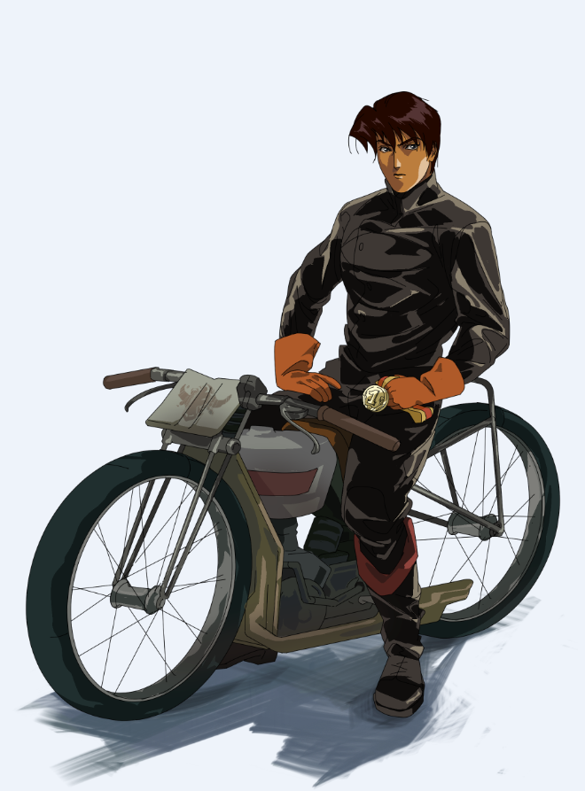 KernelOGF's tweet photo. I did draw both of them separately 'cause bike damn... vehicles O_O
Posting my refs too again Idk if people like this? 
Robert taylor, and Bike Racer Nick Nicol ~30s https://t.co/rMbYdB84Lw