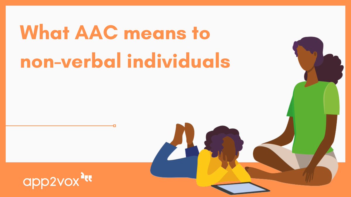 app2vox's tweet image. AAC apps can enable a child to participate in conversations and activities around them, therefore preventing social isolation 😅❤️

📖 The role of technology in communication - tinyurl.com/kb5f6tk8

#app2vox #accessibleaccessibility #neurodiversity #aacapps #aac