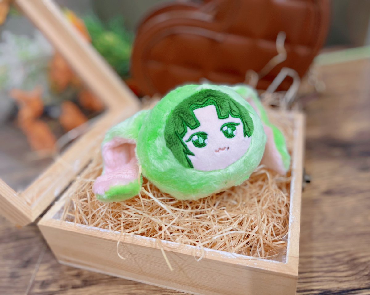 SAMESHIBACHAN's tweet photo. 登登！之前抽獎活動送給粉絲的團子！超可愛的綠色小兔子～🥰🥰過兩天就要除夕啦！好期待年夜飯喔🤤
—————————————————
 ⚜  │  鯊柴醬WORKSHOP  │  ⚜
—————————————————
#新年快樂 #團子 #客製化 #手做 https://t.co/CMxOEdTyNz