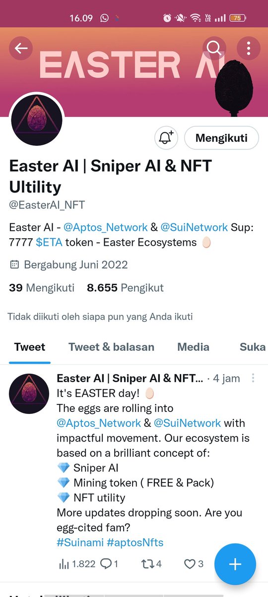 denfahri_'s tweet photo. @Bang_Garr @EasterAI_NFT done, semoga di suruh dm sama bang garr https://t.co/zmvqIgdOAX