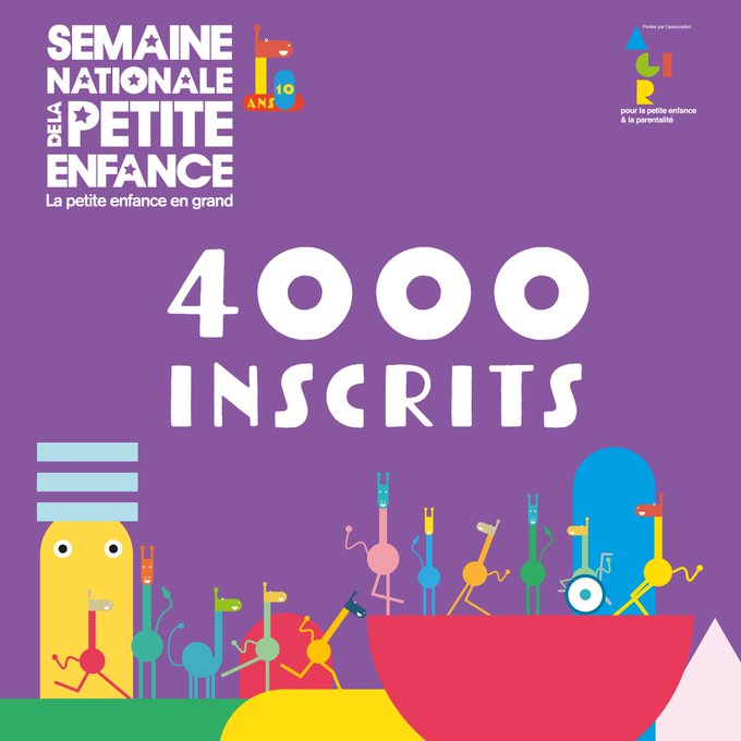 #petiteenfance 👶

🎂En 2023, la #SemainePetiteEnfance fête ses 10 ans et prépare une édition pleine d’ateliers, d'installations et d'événements en trio parents-enfants-professionnels partout en France !

🗓️Les inscriptions sont déjà ouvertes sur semainepetiteenfance.fr/2023-pop/