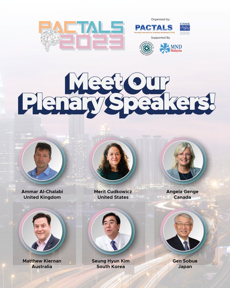 Meet our renowned experts in ALS at PACTALS 2023. 

Join us in Kuala Lumpur, Malaysia on 14-16 September 2023. 

<a href="/AmmarAlChalabi/">Ammar Al-Chalabi</a> 
<a href="/MeritCudkowicz/">Merit cudkowicz</a> 
<a href="/genge_angela/">AngelaGenge</a> 
<a href="/nervecentrals/">Professor Matthew C. Kiernan AM Nerve Centrals</a> 
<a href="/Seung/">Seung</a> Hyun Kim
<a href="/Gen/">Gen Kanai ｜</a> Sobue