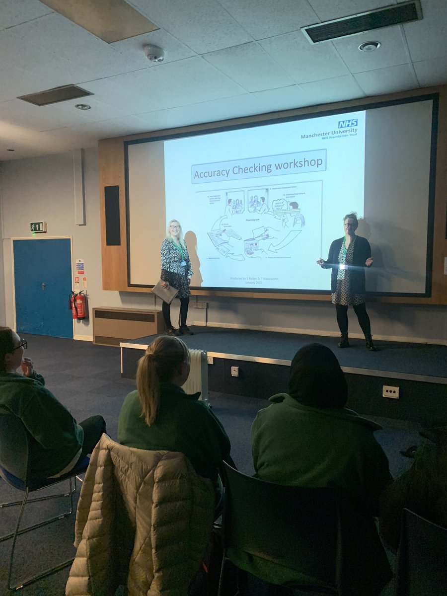 MFT Education &amp; Training Senior Technicians delivering an accuracy checking workshop today to Pre-registration Technicians/Pharmacists <a href="/TraceyMcLaren3/">Tracey McLaren</a> <a href="/MFT_CSS/">MFT_CSS</a> #pharmacy #CPD #accuracychecking