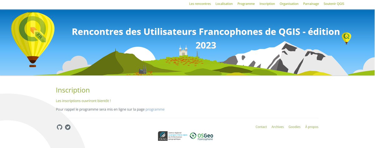 Jersig's tweet photo. @JourneesQgis Le lien indique toujours "les inscriptions ouvriront bientôt" https://t.co/Hg4u4RmVfM