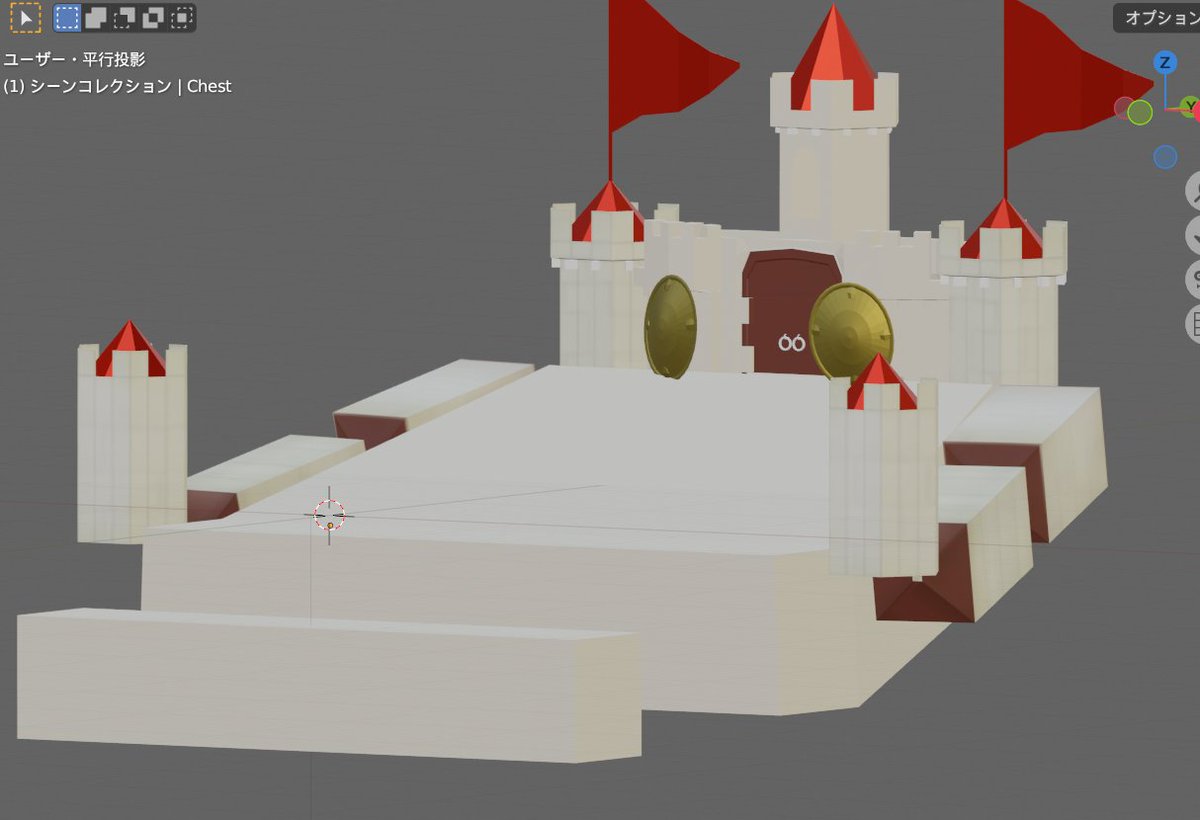 usakonpota's tweet image. テクスチャにドットの粗さがほしい #blender #テクスチャペイント #ClockworkKnight