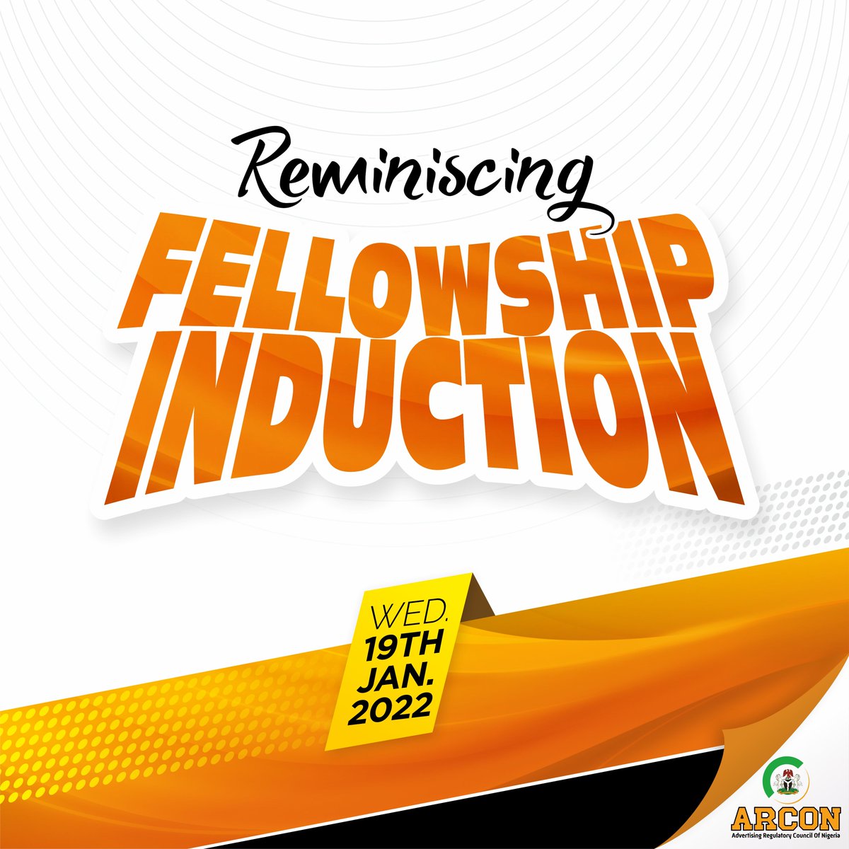 Reminiscing ARCON FELLOWSHIP INDUCTION 2022.

We trust you will continue to uphold the profession at high esteem as we steer its wheel to a greater height.

Once again, we say, congratulations to the newly inducted Gentle Fellows of the Advertising Profession.

WE LOVE YOU ALL!