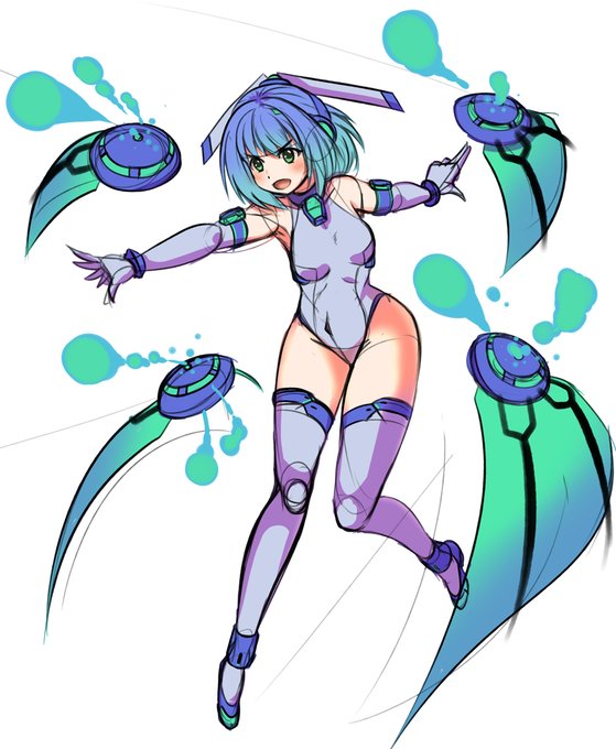 イメージはヴェイガン系のビットを飛ばす感じの攻撃。 