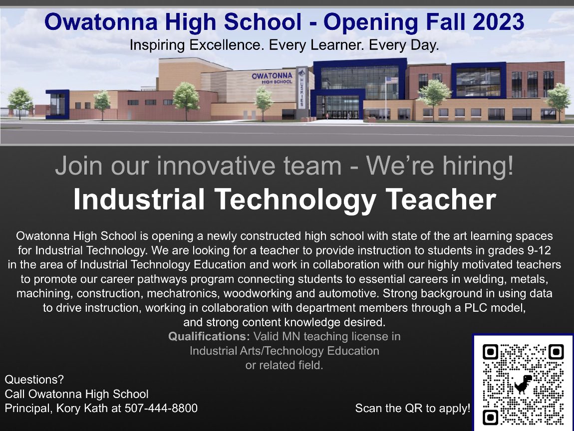 ohsoffice's tweet photo. Join our amazing team at the new OHS! https://t.co/VBbKhGxO2f