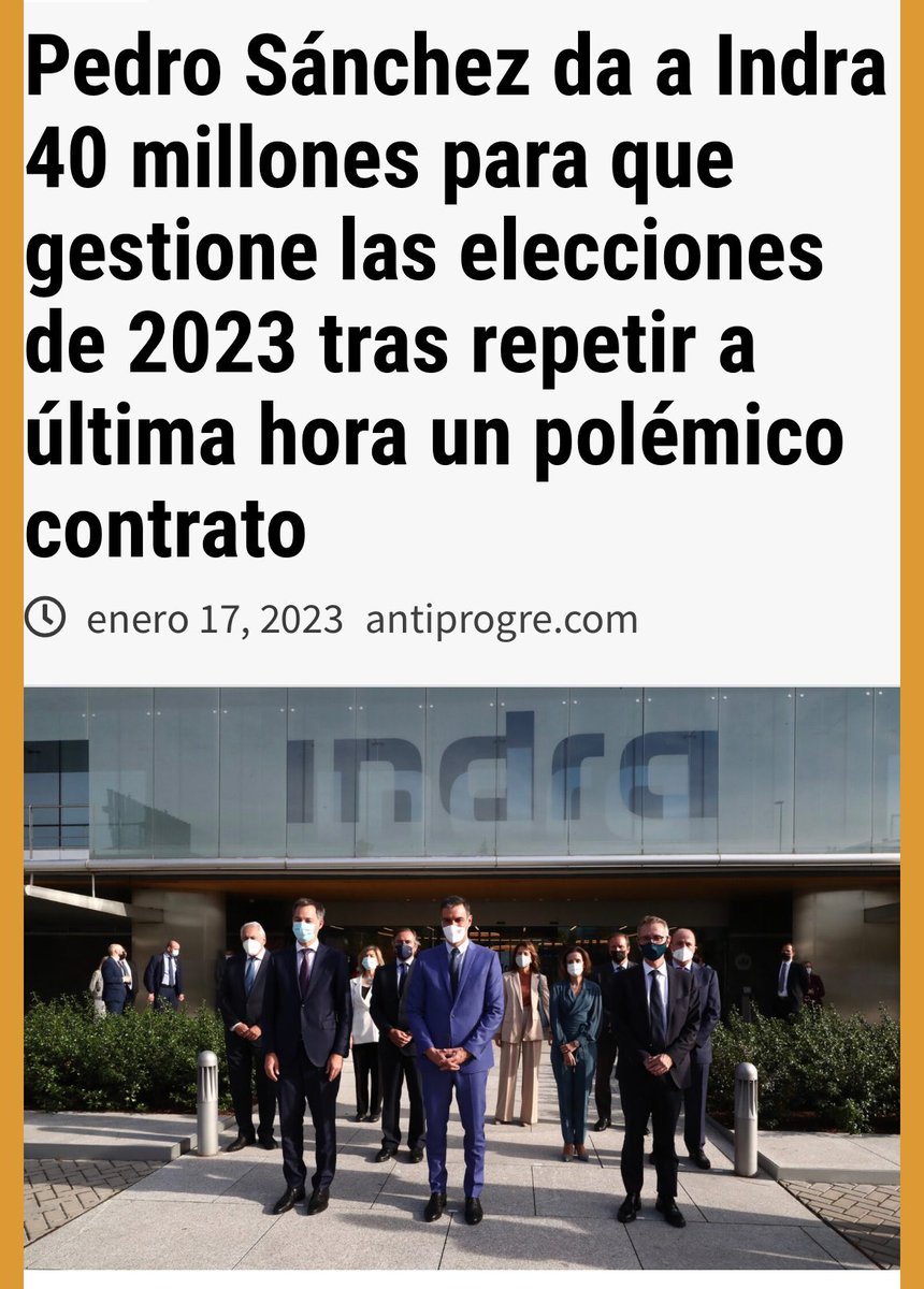 nuria81951649's tweet image. Entonces nos podemos ahorrar la cola y el paripé de comprobar DNI, ya que aunque se recuenten los votos y conste en acta, INDRA hará lo propio para el pucherazo… 

Todo entendido??

#LaPsoe
#LaMafiadel78