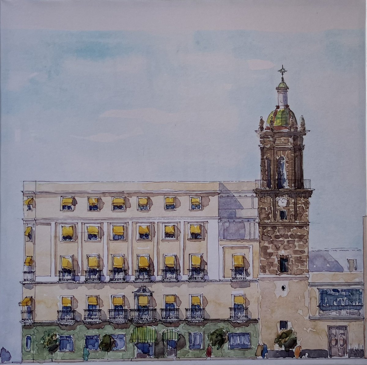 ASerranoSora's tweet photo. 🖌️ «ACUARELAS PARA LA ETERNIDAD. Reproducción de la colección "Las plazas de Cádiz"», de Juan Manuel Fernández-Pujol Cabrera.
📍Casa Aramburu
📍Hotel Francia y París
📍Casa del Almirante 
📍 Arco de la Rosa https://t.co/W0QdkGXkga