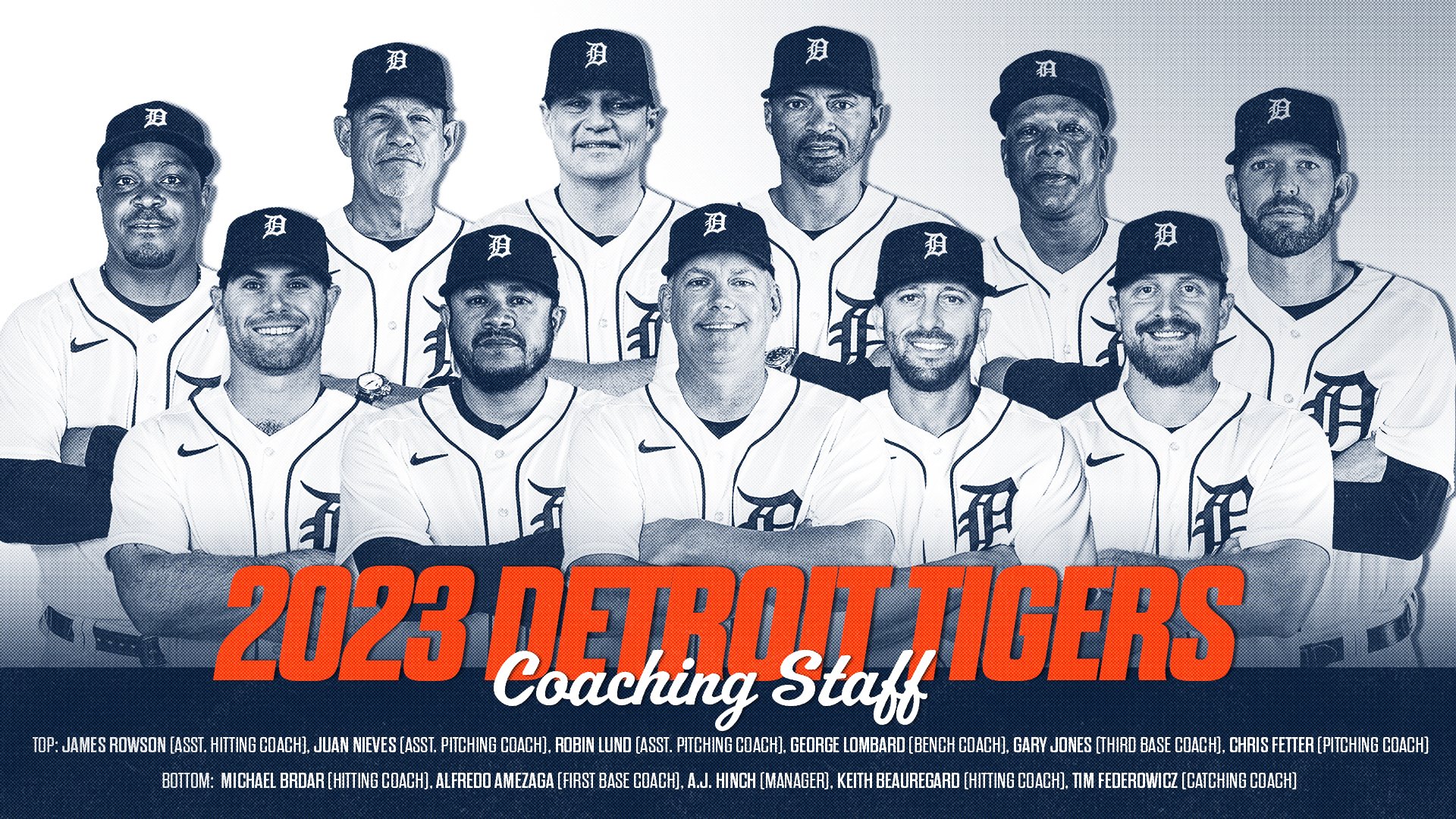 Detroit Tigers on X: Introducing the 2023 coaching staff under