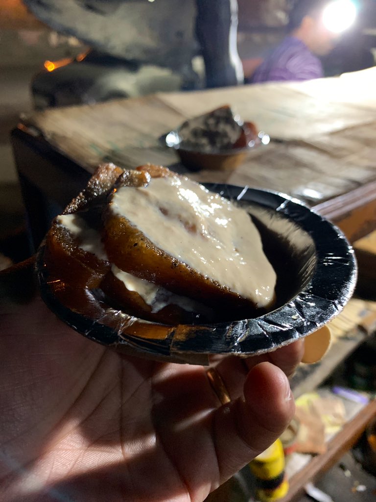 I would have tried more than 100 desserts across the world but today I ate something called as Shahi Tukda and this is heavenly feeling on earth. This is definitely trending in top 5 desserts of my lifetime.

Ate 6 of these and paid 60p (£0.6) for it — still surprised and shocked