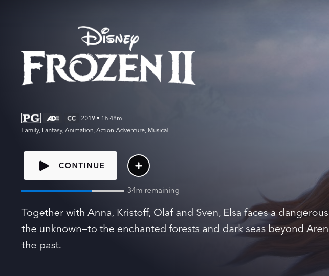 JimKellerTweets's tweet photo. @DisneyPlus can we get a "restart from beginning" button on the development roadmap 🙏? (Screenshot from the web interface at https://t.co/8l4RNQuKp6) https://t.co/tz4ZXcA7aG